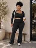 FLUTTER LONG SLEEVE SET