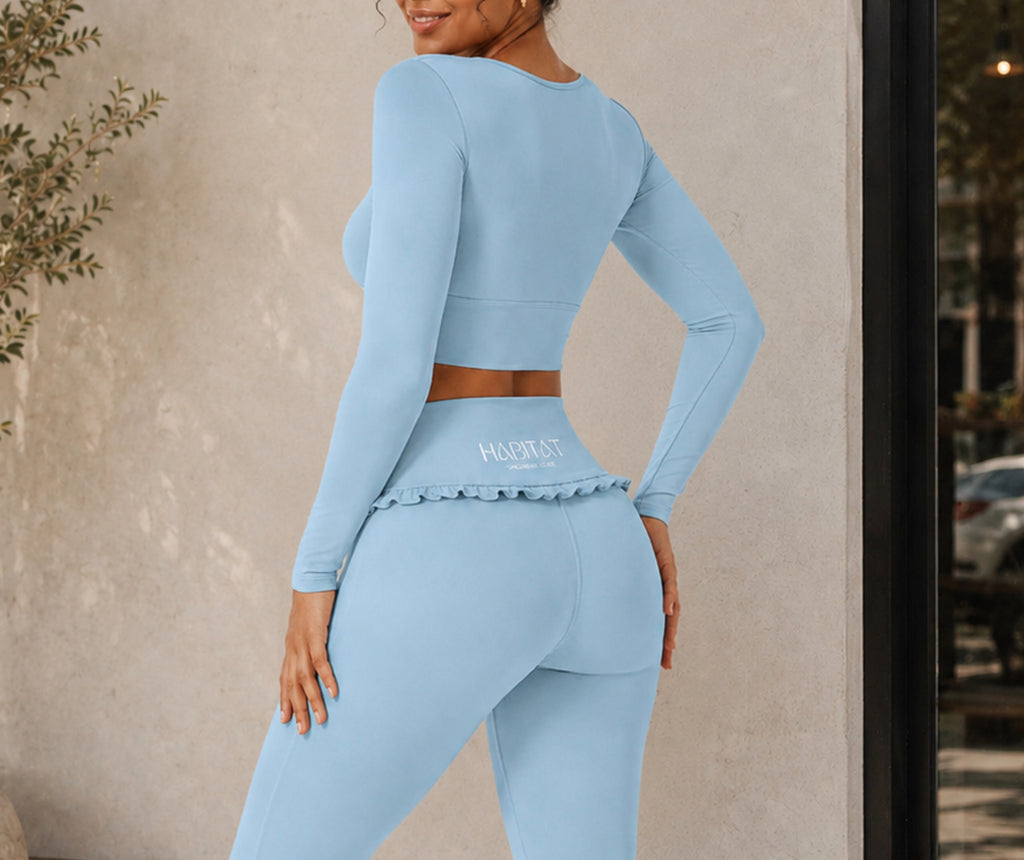 FLUTTER LONG SLEEVE SET